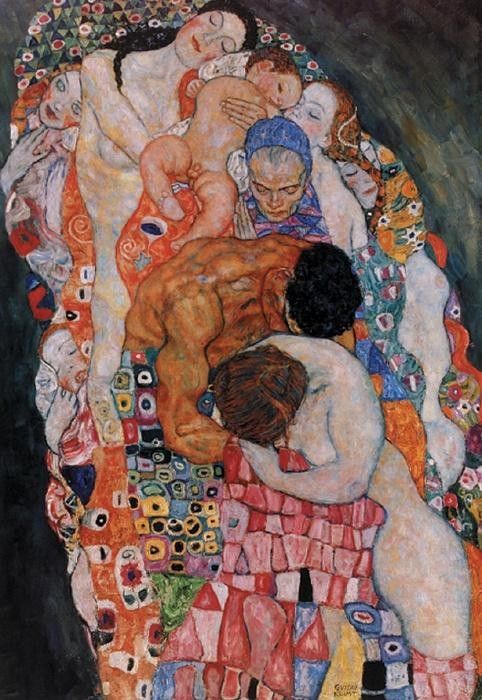 Gustav Klimt Death and Life (detail)